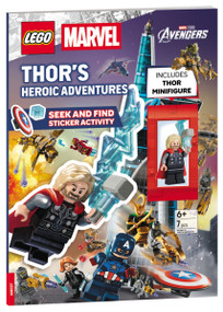LEGO Marvel: Thor's Heroic Adventures Seek and Find Sticker Activity Book (Includes Thor Minifigure) by Ameet, 9780063579699