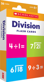 Division Flash Cards by Scholastic, 9781338739657