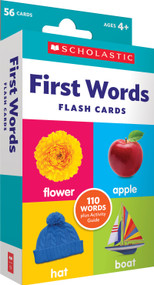 First Words Flash Cards by Scholastic, 9781338740172