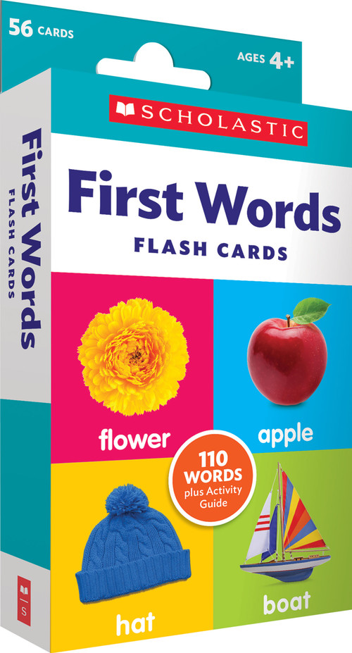 First Words Flash Cards by Scholastic, 9781338740172