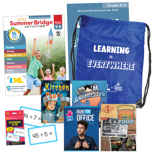 Summer Bridge IXL Backpack 5-6 by Summer Bridge Activities, Carson Dellosa Education, Rourke Educational Media, 9781483875149