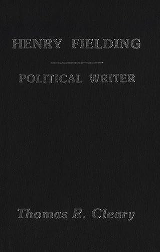 Henry Fielding (A Political Writer) by Thomas R. Cleary, 9781554584543