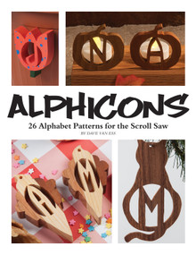 Alphicons (28 Alphabet Patterns for the Scroll Saw) by David Van Ess, 9781565239944