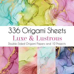 336 Origami Sheets (Luxe & Lustrous Double-Sided Origami Papers and 10 Projects) by Get Creative 6, 9781684621392