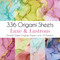 336 Origami Sheets (Luxe & Lustrous Double-Sided Origami Papers and 10 Projects) by Get Creative 6, 9781684621392