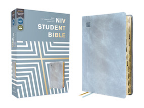 NIV, Student Bible, Leathersoft, Teal, Thumb Indexed, Comfort Print by Philip Yancey, Tim  Stafford, Zondervan, 9780310461685