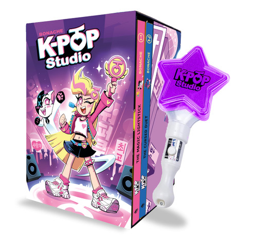 K-Pop Studio Boxed Set: 2 books + lightstick (A fantastic gift box set featuring the first two K-Pop Studio titles and the series official lightstick) by Juan Carlos Bonache, Juan Carlos Bonache, 9791387948443