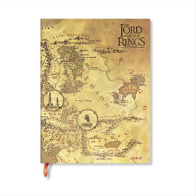 Map of Middle-earth Journal Ultra Unlined Hardcover, 144pg, 120GSM by Paperblanks (The Lord of the Rings Collection) by Paperblanks, 9781408767221
