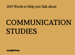 200 Words to Help You Talk about-Communication Studies (Communication Studies) by SendPoints, 9789887227274