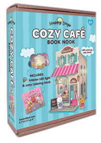 Cozy Café Book Nook Kit (With cozy colouring book included!) by Elena Aiello, 9780655249276