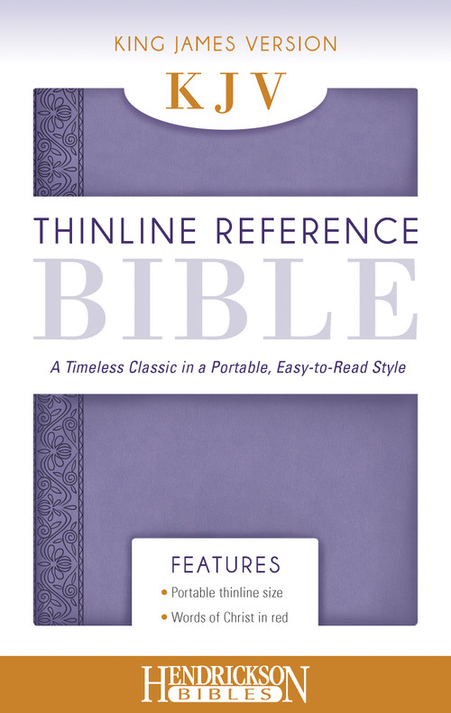 KJV Thinline Reference Bible (Flexisoft, Lavender, Red Letter) by Hendrickson Publishers, 9781619705654