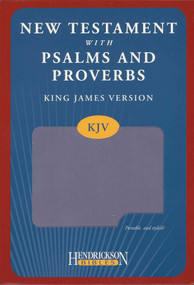 KJV New Testament with Psalms and Proverbs (Flexisoft, Lavender) by Hendrickson Publishers, 9781598568110