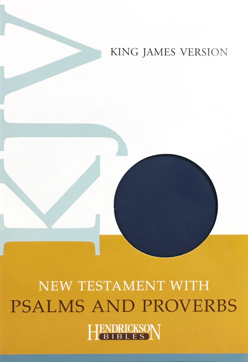 KJV New Testament with Psalms and Proverbs (Flexisoft, Blue) by Hendrickson Publishers, 9781598562422