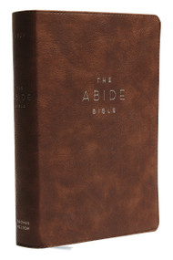 NKJV, Abide Bible, Leathersoft, Brown, Red Letter, Comfort Print (Holy Bible, New King James Version) by Taylor University Center for Scripture Engagement, Thomas Nelson, 9780785226628