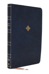 NKJV, Thinline Reference Bible, Leathersoft, Blue, Red Letter, Comfort Print (Holy Bible, New King James Version) by Thomas Nelson, 9780785237891