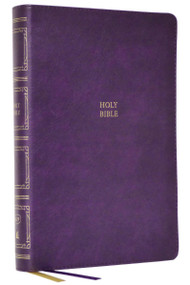 KJV Holy Bible: Paragraph-style Large Print Thinline with 43,000 Cross References, Purple Leathersoft, Red Letter, Comfort Print: King James Version by Thomas Nelson, 9780785290339