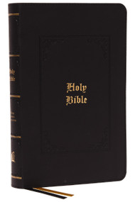 KJV, Personal Size Large Print Reference Bible, Vintage Series, Black Leathersoft, Red Letter, Thumb Indexed, Comfort Print by Thomas Nelson, 9780785294566