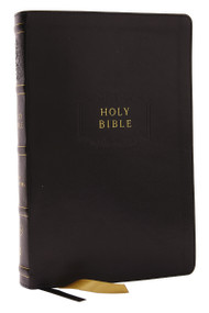 KJV Holy Bible with Apocrypha and 73,000 Center-Column Cross References, Black Leathersoft, Red Letter, Comfort Print: King James Version by Thomas Nelson, 9781400331925