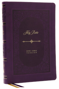 KJV Holy Bible: Giant Print Thinline Bible, Purple Leathersoft, Red Letter, Comfort Print: King James Version (Vintage Series) by Thomas Nelson, 9781400332311