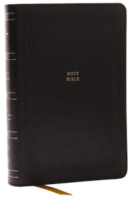 NKJV Compact Paragraph-Style Bible w/ 43,000 Cross References, Black Leathersoft, Red Letter, Comfort Print: Holy Bible, New King James Version by Thomas Nelson, 9781400333356