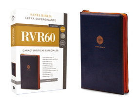 RVR60, Santa Biblia, Letra Supergigante, Leathersoft, Azul, con Cierre, Comfort Print (Spanish Edition) by RVR 1960- Reina Valera 1960, 9780829770001