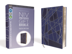 NIV, Premium Gift Bible, Youth Edition, Leathersoft, Blue, Red Letter, Comfort Print (The Perfect Bible for Any Gift-Giving Occasion) by Zondervan, 9780310454793