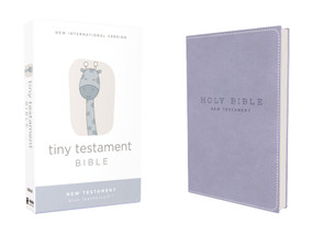 NIV, Tiny Testament Bible, New Testament, Leathersoft, Blue, Comfort Print by Zondervan, 9780310458760