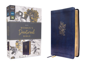NIV, Women's Devotional Bible (By Women, for Women), Leathersoft, Navy, Comfort Print by Zondervan, 9780310460992