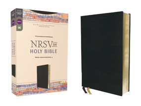 NRSVue, Holy Bible, Leathersoft, Black, Comfort Print by Zondervan, 9780310461432