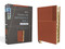 NIV, Thinline Reference Bible (Deep Study at a Portable Size), Large Print, Leathersoft, Brown, Red Letter, Thumb Indexed, Comfort Print by Zondervan, 9780310462705