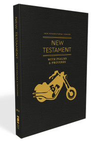 NIV, New Testament with Psalms and Proverbs, Pocket-Sized, Paperback, Black Motorcycle, Comfort Print by Zondervan, 9780310463993