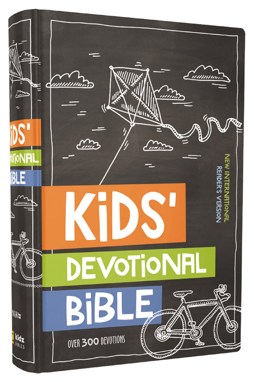 NIrV, Kids' Devotional Bible, Hardcover (Over 300 Devotions) by Zondervan, 9780310744450