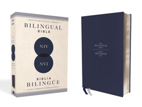 NIV/NVI Bilingual Bible, Revised Text 2022, Leathersoft, Navy / NIV/NVI, Biblia Bilingüe, Revisión 2022, Leathersoft, Azul añil by Nueva Versión Internacional, 9780829772715