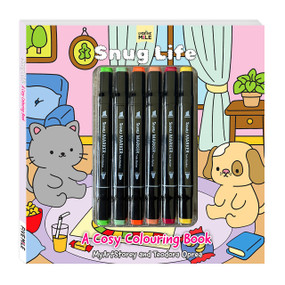 Snug Life: A Cosy Colouring Book and Markers by MyArtStorey, Teodora Oprea, 9781923457591