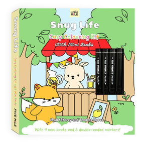 Snug Life: Cosy Colouring Kit with Mini Books by Teodora Oprea, 9781923457614