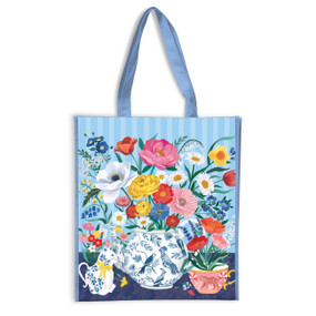 Teatime Bouquet Reusable Shopping Bag by Galison, Christine De Carvalho, 9780735391628