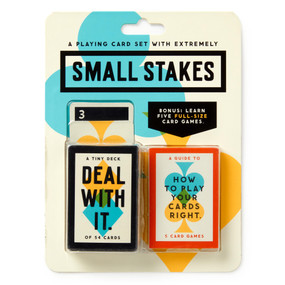 Small Stakes - Tiny Playing Card Set by Brass Brass Monkey, 9780735391734