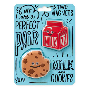 Cookies And Milk - A Perfect Pair Molded Magnet Set by Brass Brass Monkey, 9780735391796