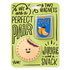 Juice And A Snack - A Perfect Pair Molded Magnet Set by Brass Brass Monkey, 9780735391802