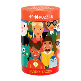Spot the Difference Puzzle: Funny Faces by Petit Collage, 9781797249438