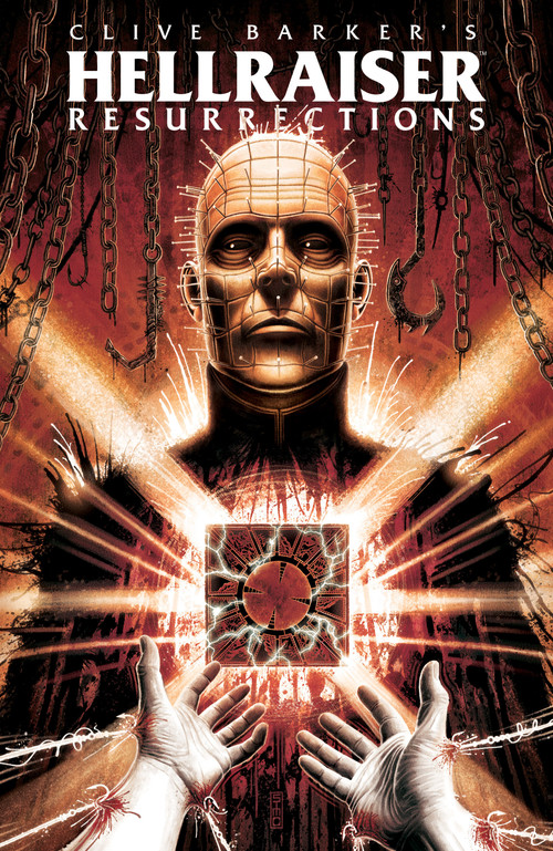 Hellraiser: Resurrections Vol. 0 by Clive Barker, Sarah Gailey, Mike Costa, Tini Howard, Zac Thompson, Nero Villagallos O'Reilly, Alessio Avallone, Paco Camallonga, Jenna Cha, Gavin Mitchell, 9798217384907