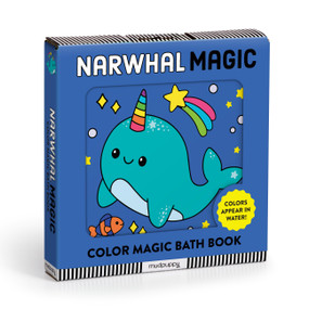 Narwhal Magic Color Magic Bath Book by Mudpuppy, Dani Banani, 9780735390997
