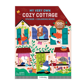 My Very Own Cottage Sticker + Coloring Book by Mudpuppy, Isa Pirracas, 9780735391024