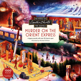 The World of Agatha Christie: Murder on the Orient Express: 1000-piece jigsaw puzzle by Michael Kirkham, Agatha Christie Agatha Christie Ltd, 9781399637930