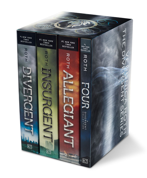 Divergent Series Four-Book Paperback Box Set (Divergent, Insurgent, Allegiant, Four) by Veronica Roth, 9780062421371
