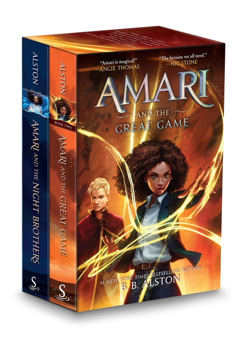 Amari 2-Book Paperback Box Set (Amari and the Night Brothers and Amari and the Great Game) by B. B. Alston, 9780063335592