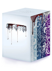Red Queen 10th Anniversary Deluxe 5-book Box Set with stenciled edges (Red Queen, Glass Sword, King's Cage, War Storm, Broken Throne) by Victoria Aveyard, 9780063443990