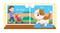 Indestructibles (The Original) On-the-Go Hi, Dog! Hi, Cat! (Mini Stroller Book Gift Set with Ring (for Babies 0-3)) by Workman Publishing, 9781523537259