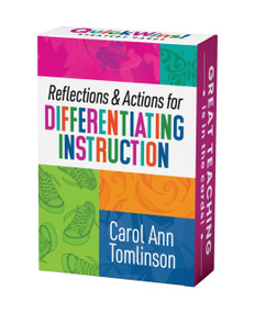 Reflections & Actions for Differentiating Instruction (QuickWins! Strategy Cards) by Carol Ann Tomlinson, 9781416634676