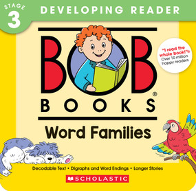 Bob Books - Word Families Box Set of 8 Paperbacks | Decodable Phonics Books, Ages 4 and up, Kindergarten, First Grade (Stage 3: Developing Reader) by Bobby Lynn Maslen, John R. Maslen, 9780439845090